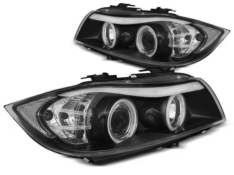 Sofort Bestellen Scheinwerfer Angel Eyes CCFL schwarz passend für BMW E90 / E91 03.05–08.08