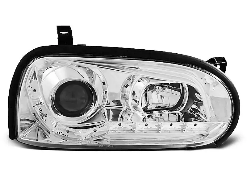 Rabatt Scheinwerfer Tageslicht chrom passend für VW Golf 3 09.91-08.97