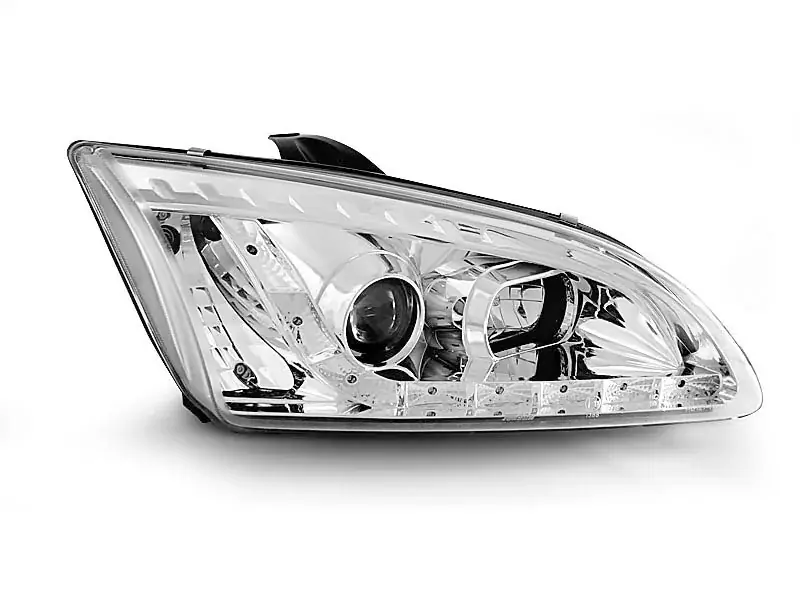 Sofort Bestellen Scheinwerfer passend für Ford Focus II 09/04-01/08 Chrom LED