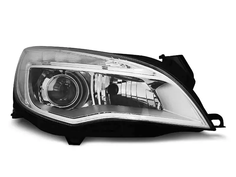 Scheinwerfer passend für Opel Astra J 10-12 chrom mit Tagfahrlicht Neue Ware