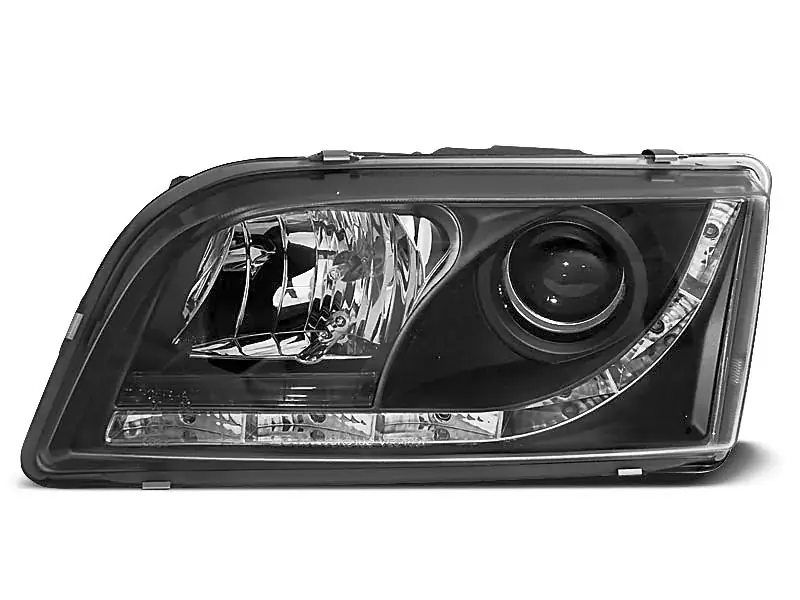 Finale Aktion Scheinwerfer passend für Volvo S40 / V40 02.96-12.03 Tageslicht Schwarz
