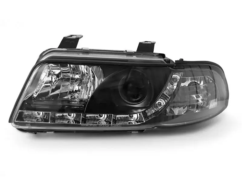 Nur Heute Scheinwerfer Tageslicht schwarz passend für Audi A4 01.99-09.00