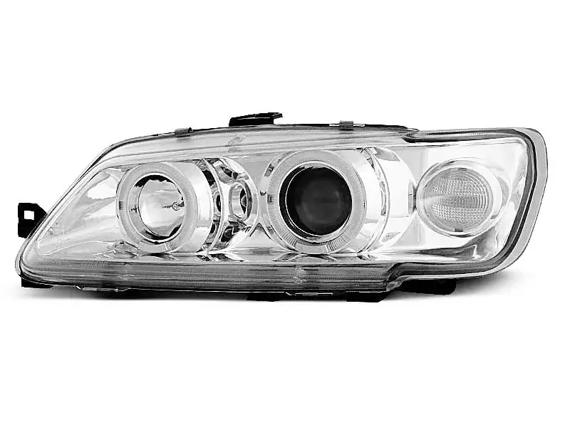 Scheinwerfer Angel Eyes Chrome passend für Peugeot 306 02.93-04.97 Direktkauf