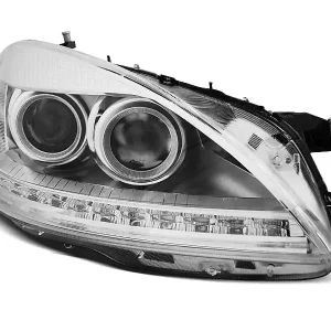 Xenon Scheinwerfer Tageslicht chrom passend für Mercedes W221 05-09 Versand Am Gleichen Tag