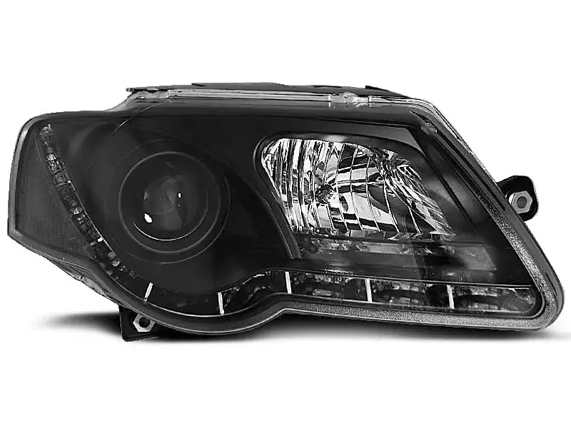 Ausverkauf Scheinwerfer True DRL Black passend für VW Passat B6 3C 03.05–10