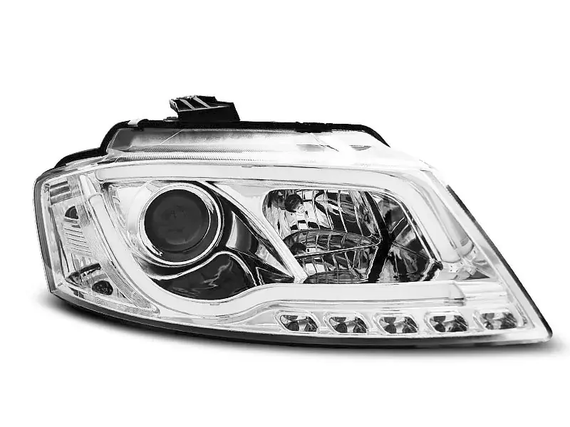 Mega-Angebot Scheinwerfer Röhrenlicht DRL chrom passend für Audi A3 8P 08-12