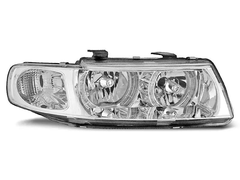 Direktkauf Scheinwerfer Angel Eyes chrom passend für Seat Leon / Toledo 04.99–08.04