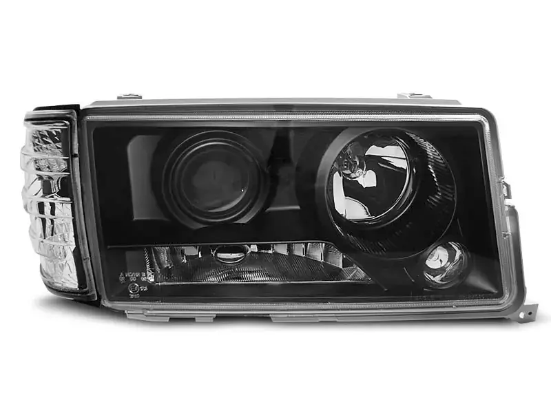 Scheinwerfer schwarz passend für Mercedes W201 / 190 12.82-05.93 Beliebt