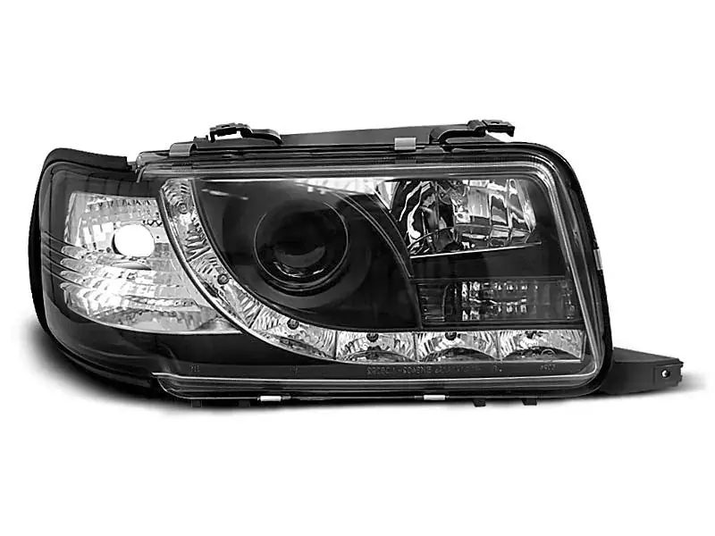 Scheinwerfer Tageslicht schwarz passend für Audi 80 B4 09.91-04.96 Direkt Vom Hersteller