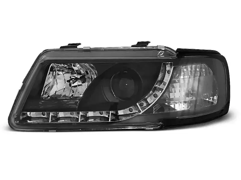 Scheinwerfer Tageslicht schwarz passend für Audi A3 8L Jetzt Kaufen