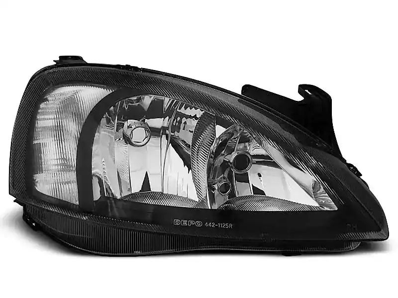Scheinwerfer Schwarz passend für Opel Corsa C 11.00-09.06 Aktuell