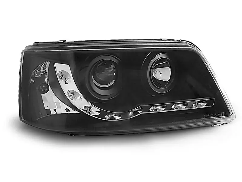 Scheinwerfer Tageslicht schwarz passend für VW T5 04.03–08.09 Billig