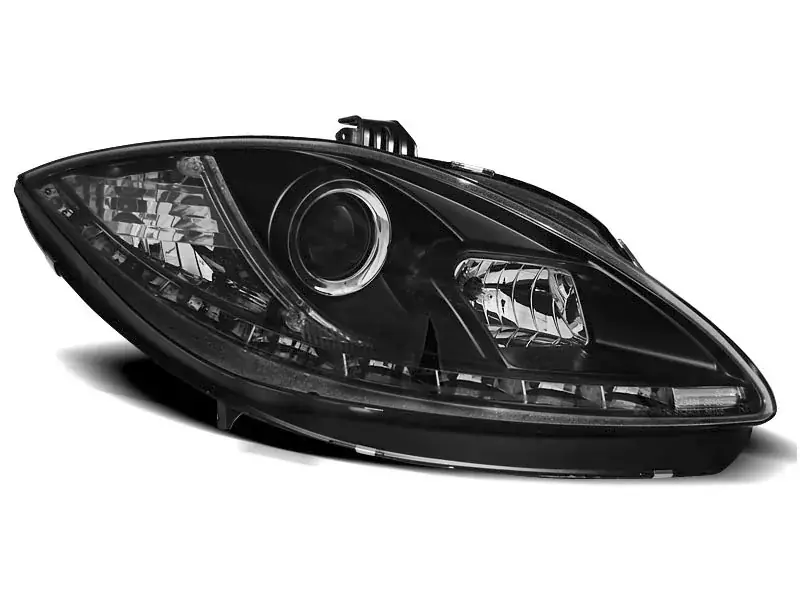 Scheinwerfer True DRL Black passend für Seat Leon Altea 09-12 Beliebt