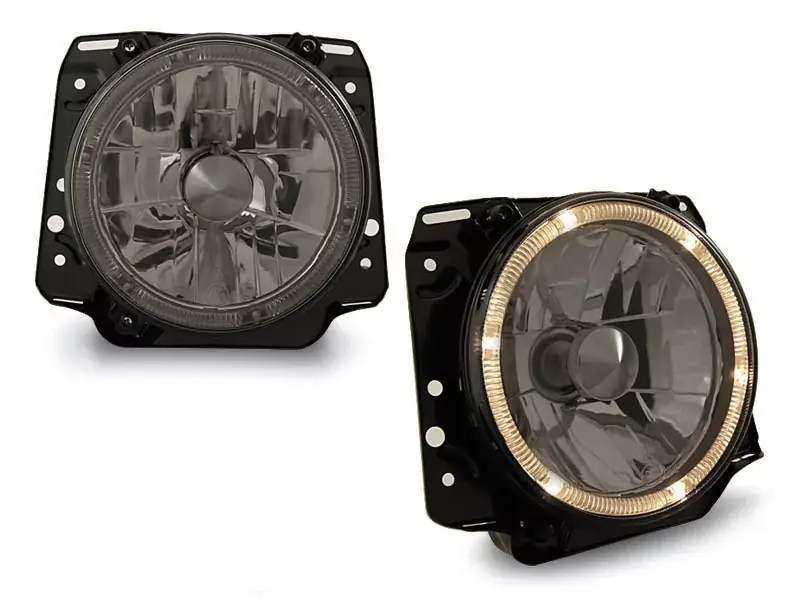Scheinwerfer Angel Eyes getönt passend für VW Golf 2 Top-Angebot
