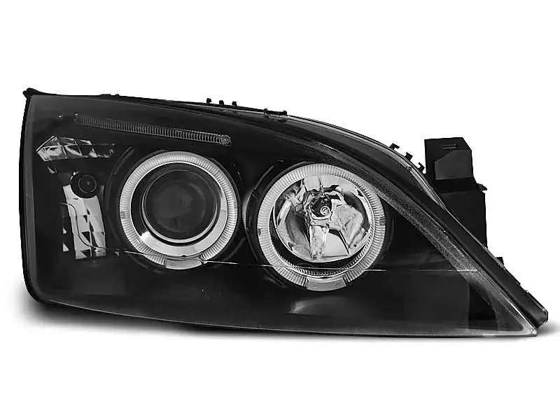 Top-Preis Angel Eyes Scheinwerfer passend für Ford Mondeo 09.00-05.07 Schwarz