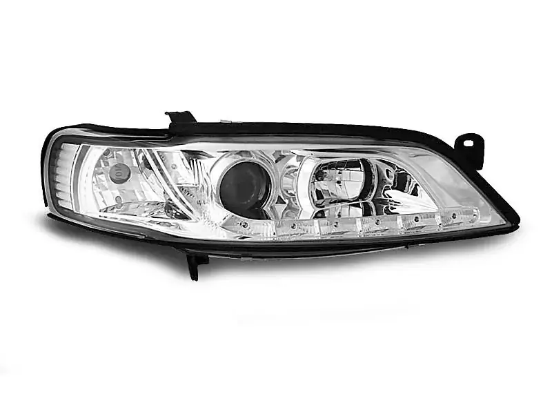 Garantierte Lieferung Scheinwerfer passend für Opel Vectra B 01.99-03.02 Chrom LED