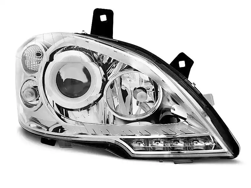 Scheinwerfer True DRL chrom passend für Mercedes Vito W639 Preiswert
