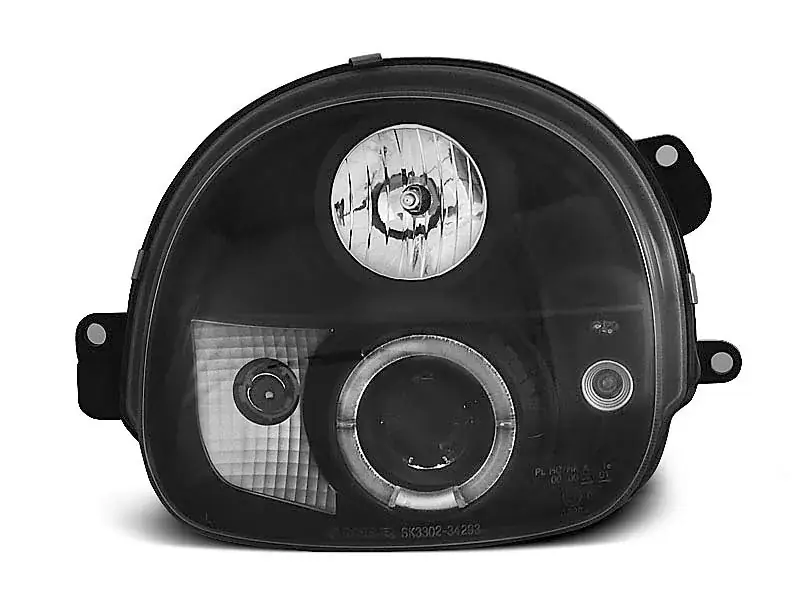 Knallerangebot Angel Eyes Scheinwerfer Black passend für Renault Twingo 03.93-09.98
