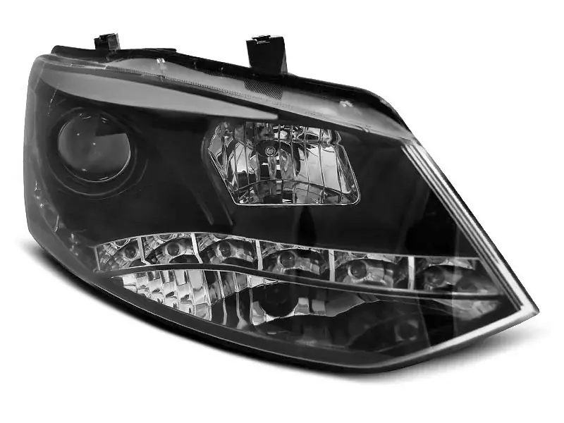Online Kaufen Scheinwerfer True DRL Black passend für VW Polo 6R 09-03.14