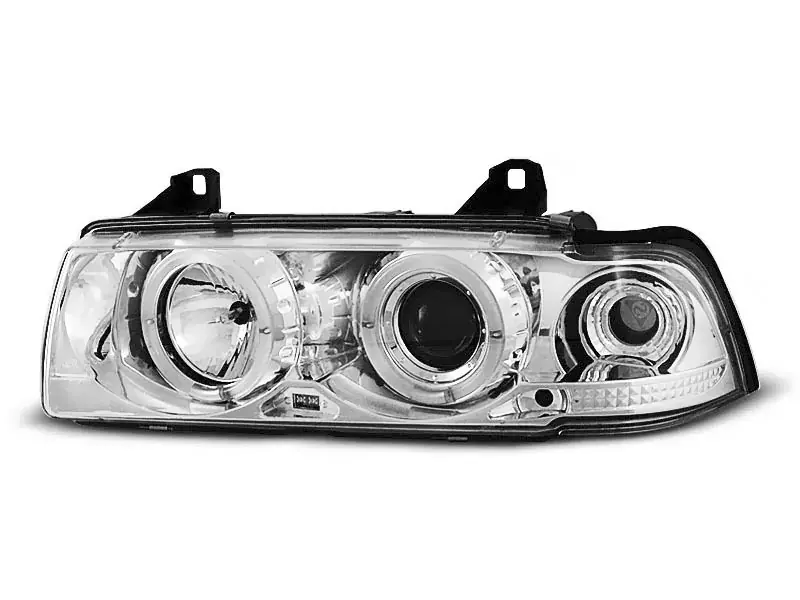 Scheinwerfer Angel Eyes chrom passend für BMW E36 12.90-08.99 Top-Angebot