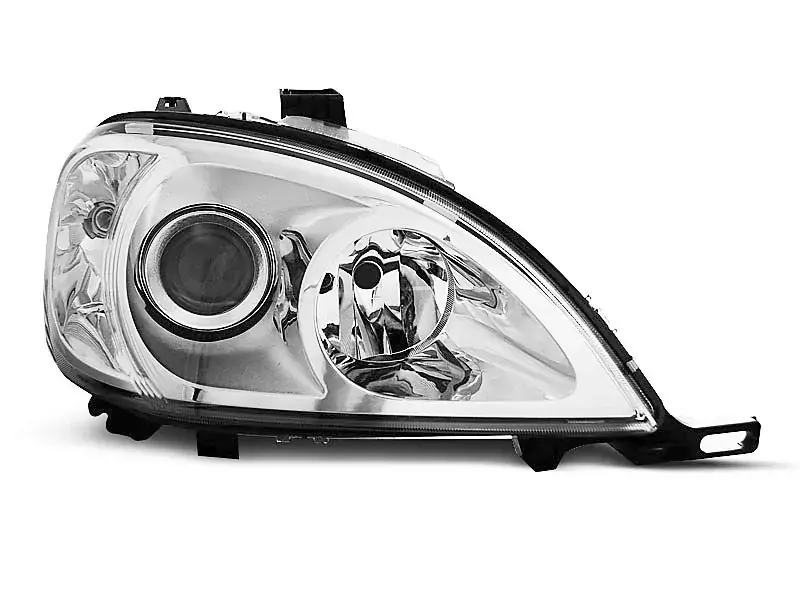 Scheinwerfer chrom passend für Mercedes W163 ML M-Klasse 03.98-08.01 Preisreduziert