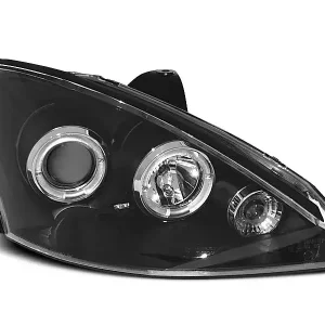 Beliebt Angel Eyes Scheinwerfer passend für Ford Focus 11.01-10.04 Schwarz