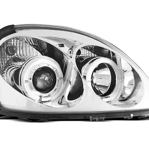Angel Eyes Scheinwerfer Chrom passend für Toyota Yaris 04.99-09.03 Direkt Vom Hersteller