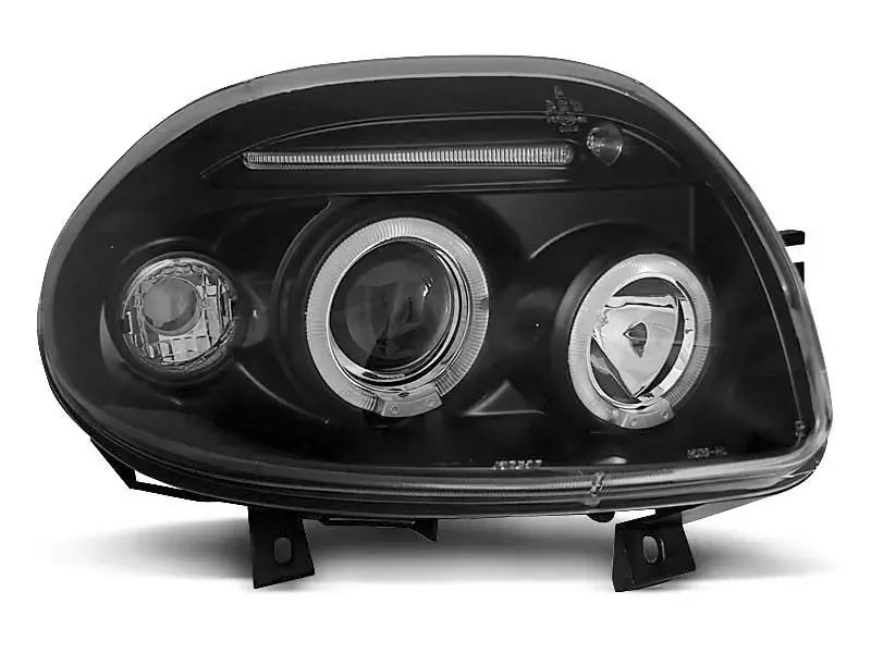 Angel Eyes Scheinwerfer schwarz passend für Renault Clio II (09/1998–05/2001) Top-Angebot