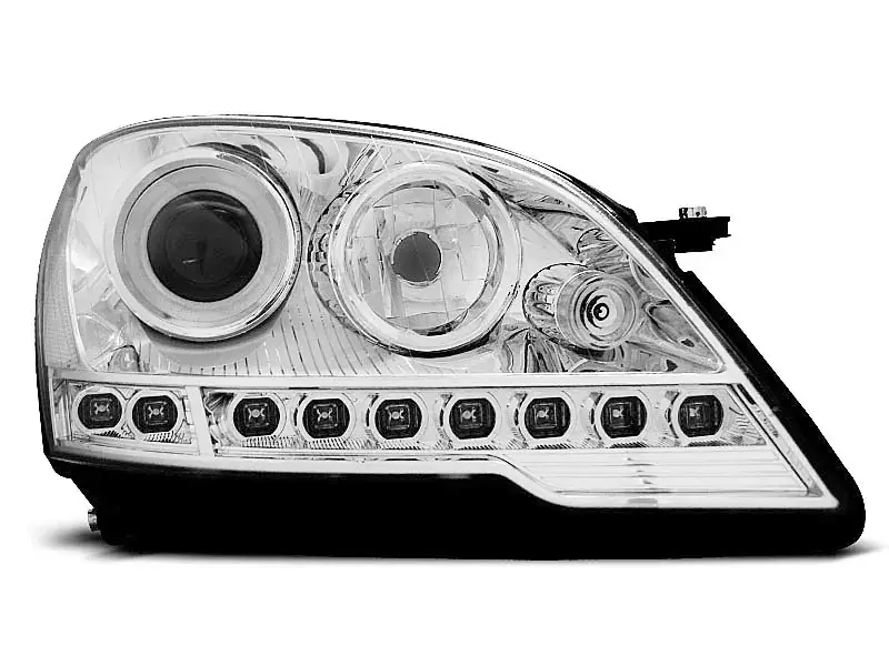 Scheinwerfer Tageslicht Chrom passend für Mercedes W164 M-Klasse Preisreduziert