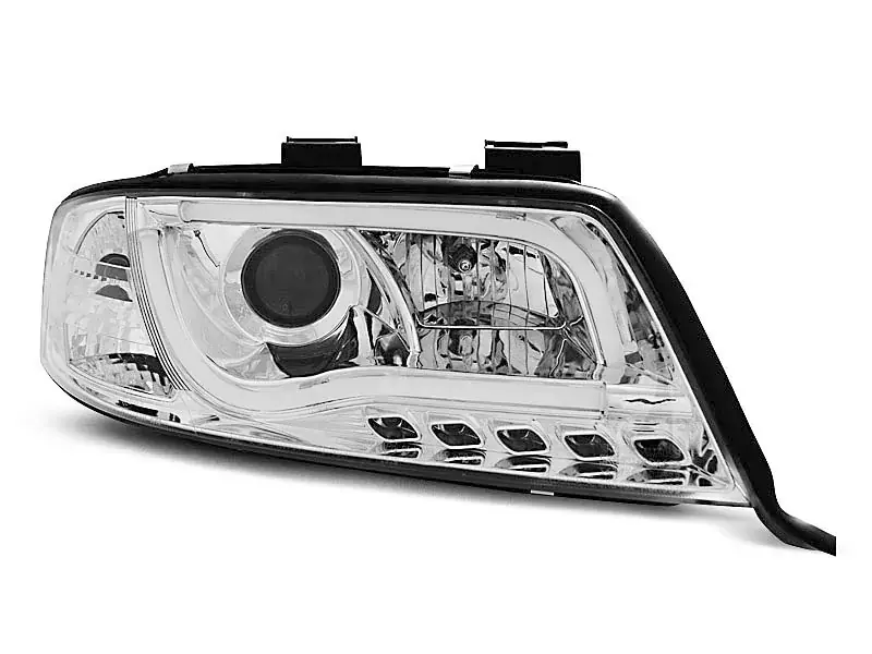 Scheinwerfer Röhrenlicht chrom passend für Audi A6 06.01-05.04 Neue Kollektion
