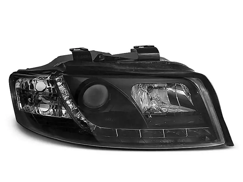 Kracherpreis Scheinwerfer Tageslicht schwarz passend für Audi A4 (B6, 10/2000–10/2004)