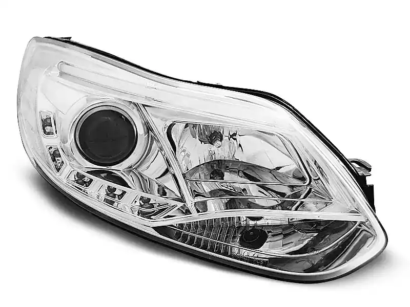 Scheinwerfer passend für Ford Focus Mk3 11–10/14 Röhrenleuchten Chrom Rabatt
