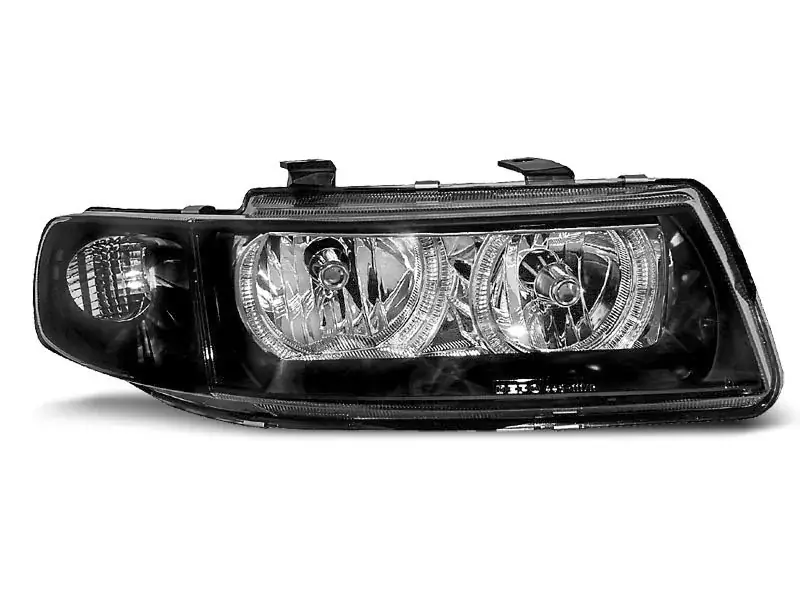 Scheinwerfer Angel Eyes schwarz passend für Seat Leon / Toledo 04.99-08.04 Bestpreis