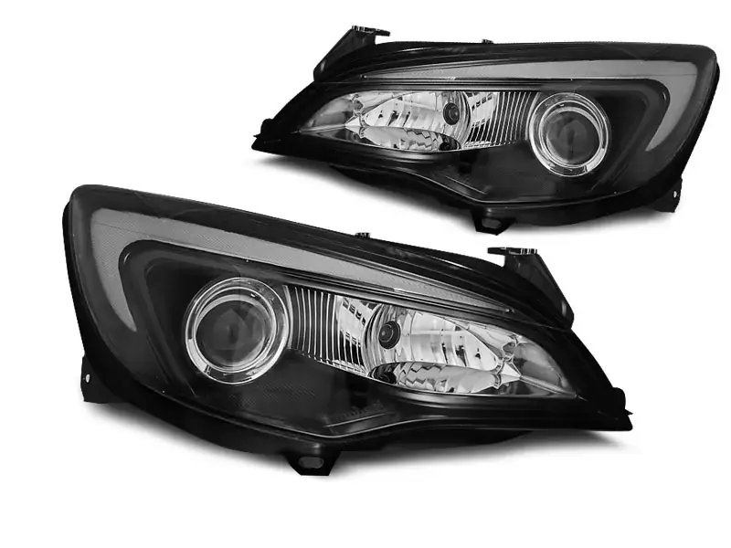 Scheinwerfer passend für Opel Astra J 10-15 Tube Light Black Finale Aktion