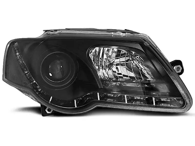 Scheinwerfer Tageslicht schwarz passend für VW Passat B6 3C 03.05-10 Nur Heute