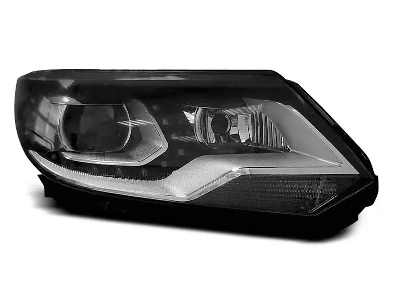 Scheinwerfer True DRL Black passend für VW Tiguan 2011 - 12.2015 Mega-Angebot