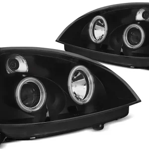 Angel Eyes CCFL Scheinwerfer passend für Renault Clio II 06.01–09.05 Schwarz Super-Preis
