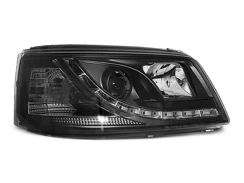 Scheinwerfer True DRL Black passend für VW T5 04.03-08.09 Letzte Chance