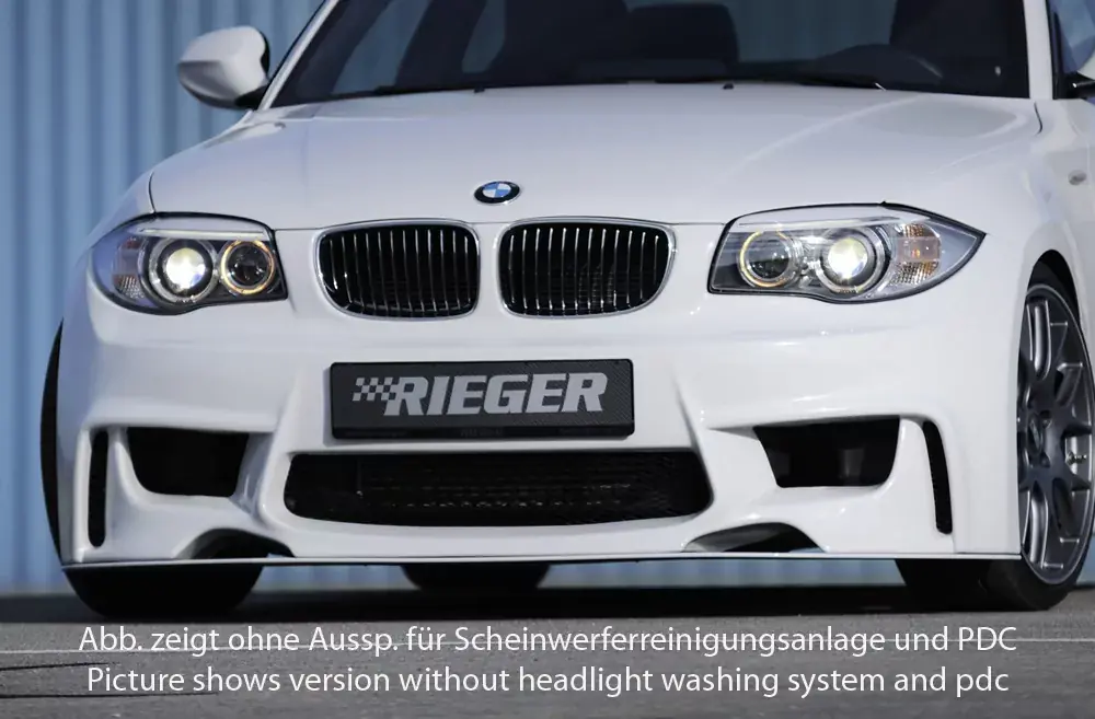 Preis Gesenkt Rieger Spoilerstoßstange passend für BMW 1er E87 09/04-08/11
