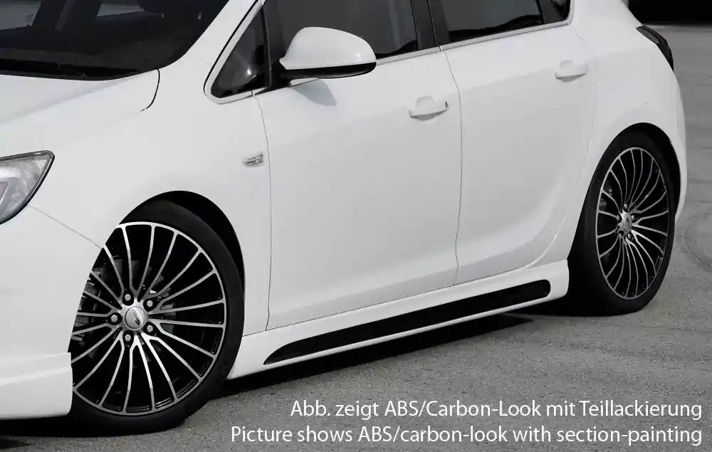 Rieger Seitenschweller rechts passend für Opel Astra J Schrägheck (ab 10/2012 Facelift) Top-Seller