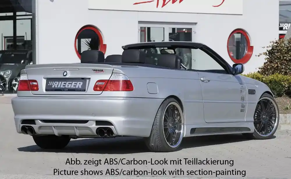 Highlight Rieger Seitenschweller rechts passend für BMW 3er E46 M3 Cabrio