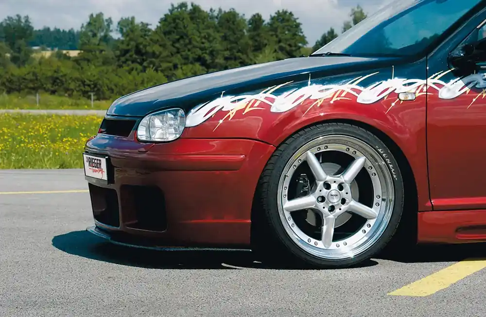 Preis Gesenkt Rieger Spoilerstoßstange RS-Four-Look passend für VW Golf 4