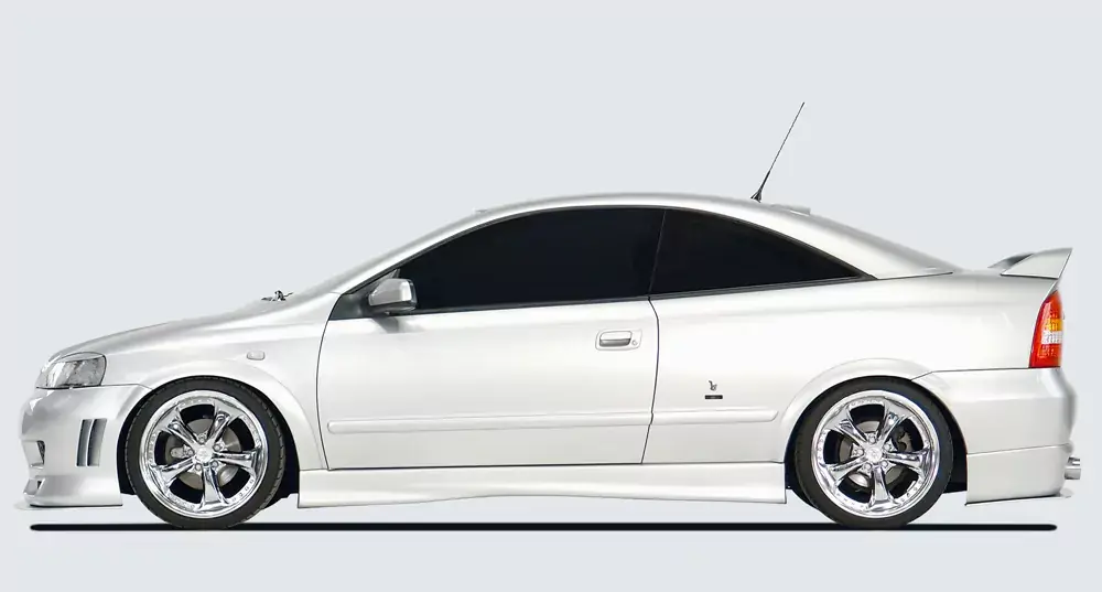 Zertifiziert Rieger Seitenschweller rechts passend für Opel Astra G Cabrio