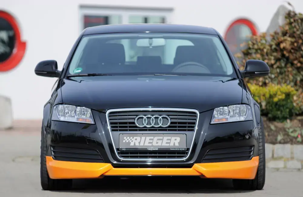 Preisknaller Rieger Spoilerlippe passend für Audi A3 (8P) Cabrio ab Facelift