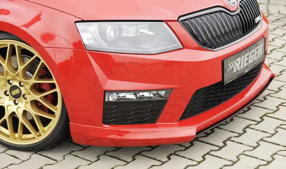 Direkt Vom Hersteller Rieger Spoilerlippe passend für Skoda Octavia RS (5E) Combi 06.13–01.17 (bis Facelift)