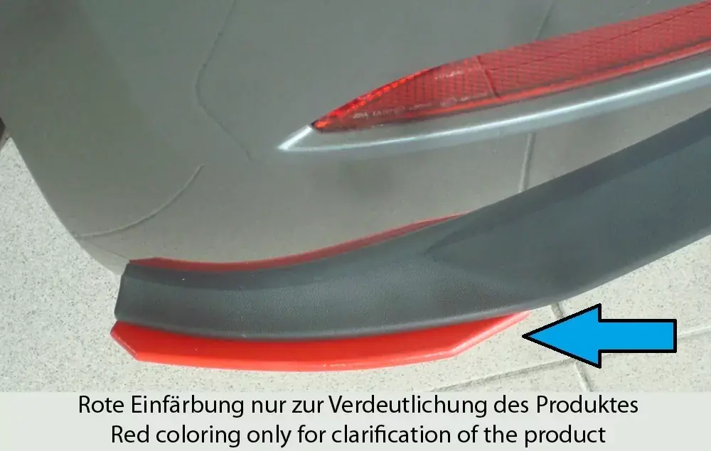 Rieger Heckschürzenansatz rechts passend für VW Golf 7 GTD ab 02/2017 Facelift Direkt Vom Hersteller