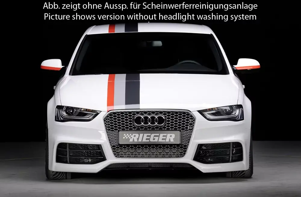 Rieger Spoilerstoßstange passend für Audi A4 S4 (B8/B81) Avant ab 01/2012 Geprüft