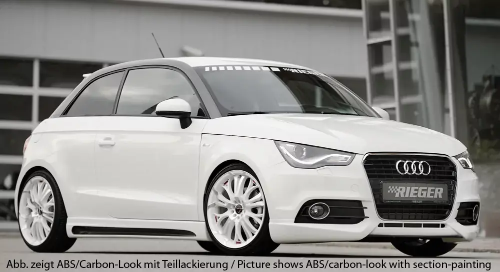 Mega-Angebot Rieger Seitenschweller links passend für Audi A1 (8X) 5-tür. (Sportback) 08.10–12.14