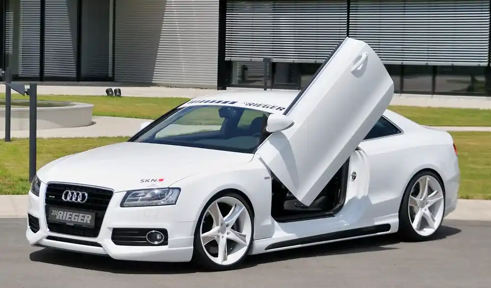 Nur Heute Rieger Spoilerlippe passend für Audi A5 (B8/B81) Sportback 06.07–07.11