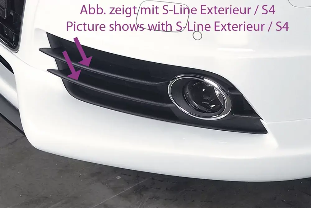 Rieger Spoilerlippe passend für Audi A4 S4 (B8/B81) Limousine 11/08–12/11 Preiswert